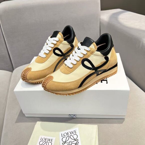 Loewe Flow Runner Sneakers – Warm Camel with Black Logo, Brand New! - Picture 2 of 9